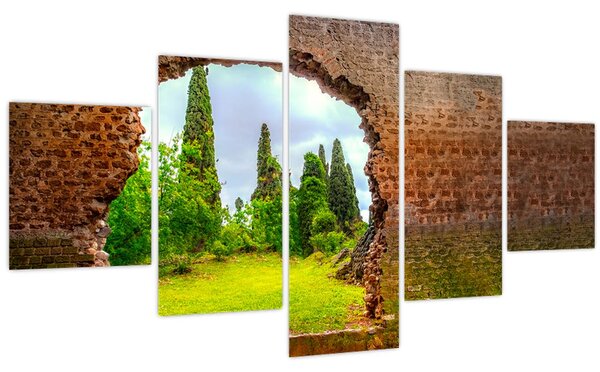 Obraz - Zahrada Eden (125x70 cm)