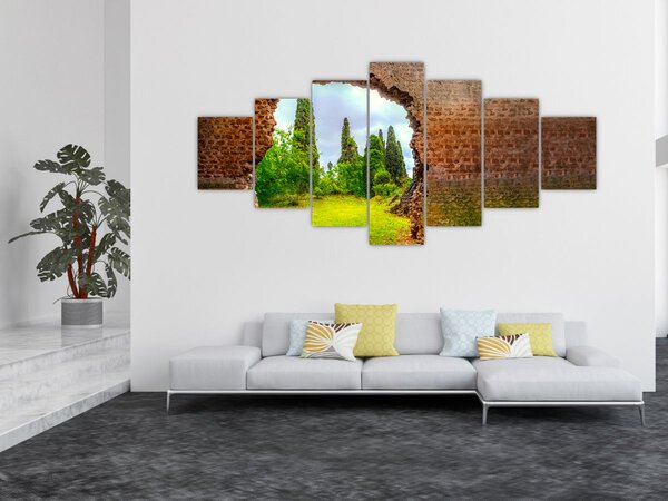 Obraz - Zahrada Eden (210x100 cm)
