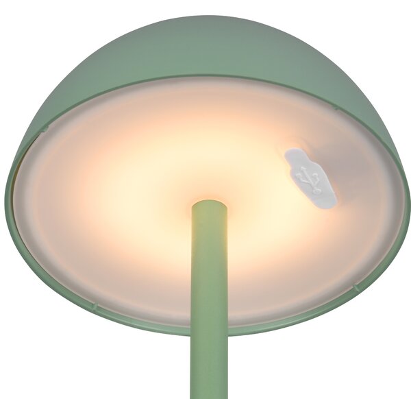 Stolní LED lampa RICARDO zelená