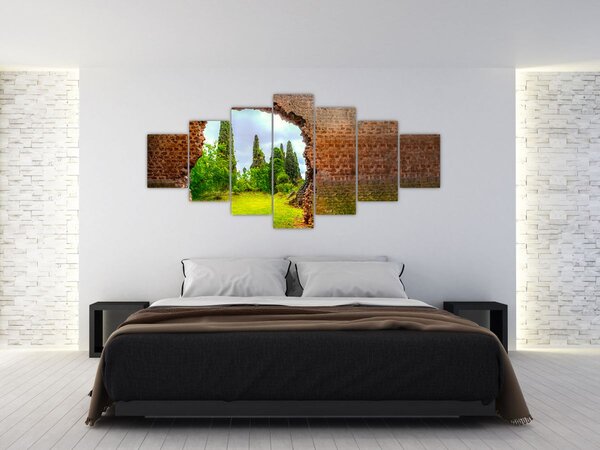 Obraz - Zahrada Eden (210x100 cm)
