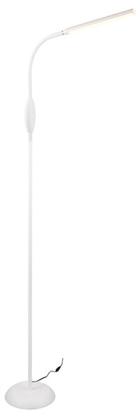 Stojací LED lampa TORO bílá