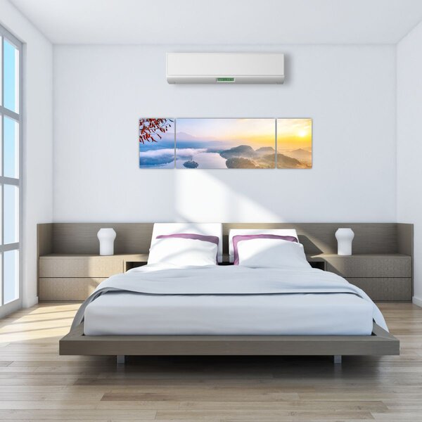 Obraz - Bledské jezero (170x50 cm)