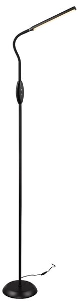 Stojací LED lampa TORO černá