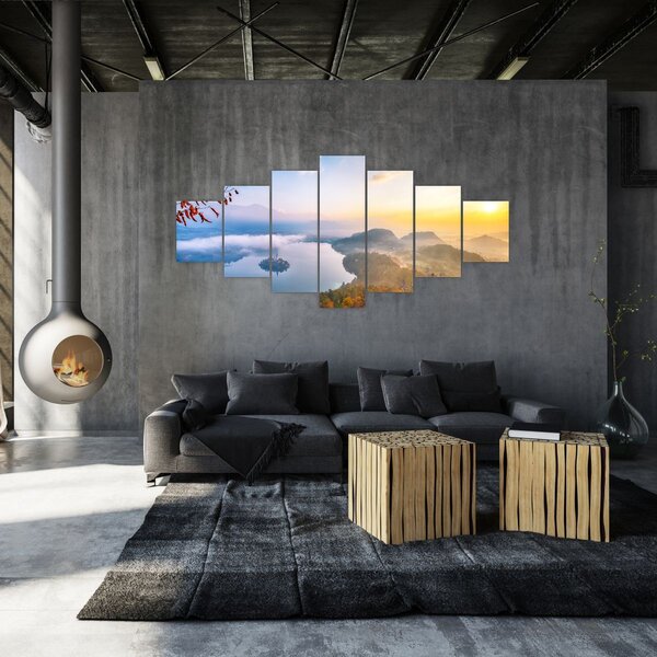 Obraz - Bledské jezero (210x100 cm)