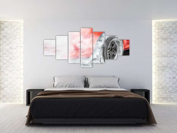 Obraz - Závodní auto (210x100 cm)