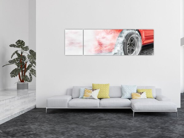 Obraz - Závodní auto (170x50 cm)