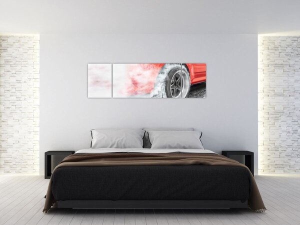 Obraz - Závodní auto (170x50 cm)