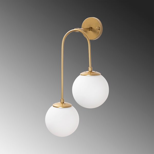 ASIR Nástěnná lampa JEWEL zlatá