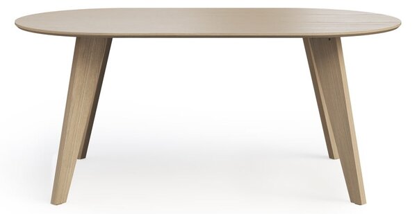 Jídelní stůl s deskou v dubovém dekoru v přírodní barvě 100x180 cm Lago – TemaHome