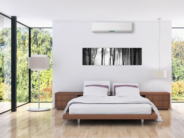 Obraz - Vlk v temném lese (170x50 cm)