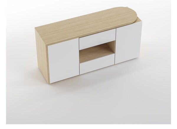 Pracovní stůl s deskou v dubovém dekoru 48x159 cm Tango – TemaHome