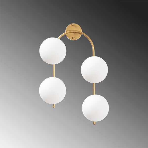 ASIR Nástěnná lampa JEWEL zlatá