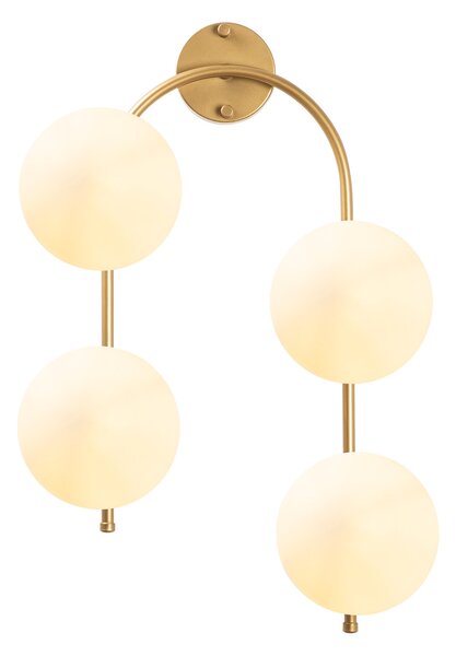 ASIR Nástěnná lampa JEWEL zlatá
