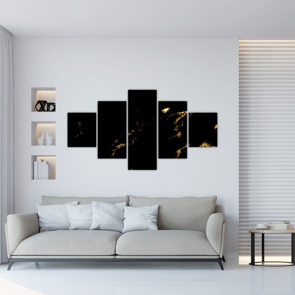 Obraz - Zlaý dekor (125x70 cm)