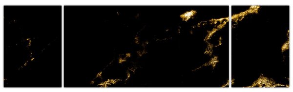 Obraz - Zlaý dekor (170x50 cm)