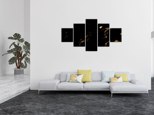 Obraz - Zlaý dekor (125x70 cm)