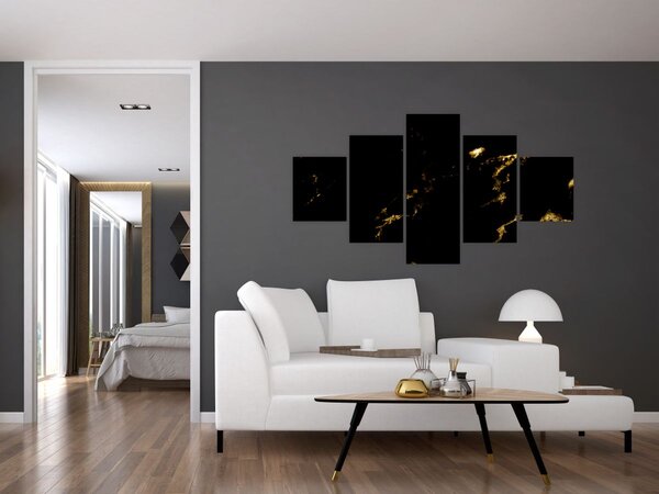 Obraz - Zlaý dekor (125x70 cm)