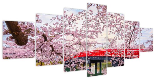 Obraz - Hirosaki, Japonsko (210x100 cm)
