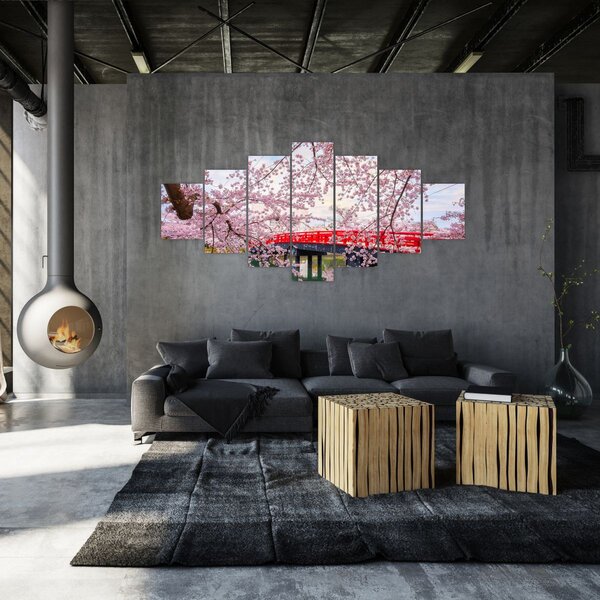 Obraz - Hirosaki, Japonsko (210x100 cm)