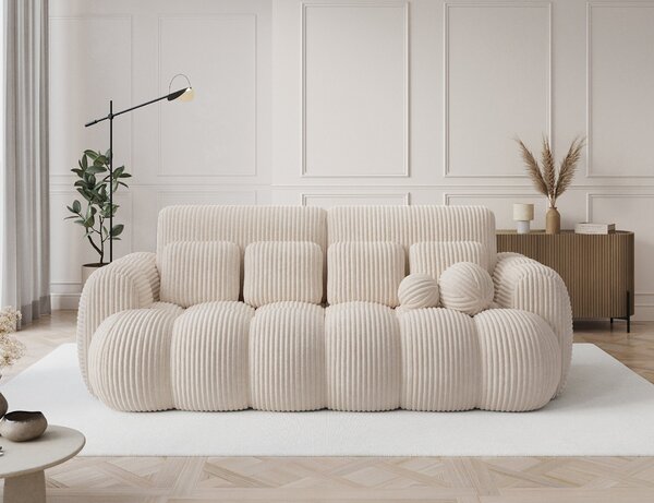 Designová pohovka do obýváku ISEN - světle béžová