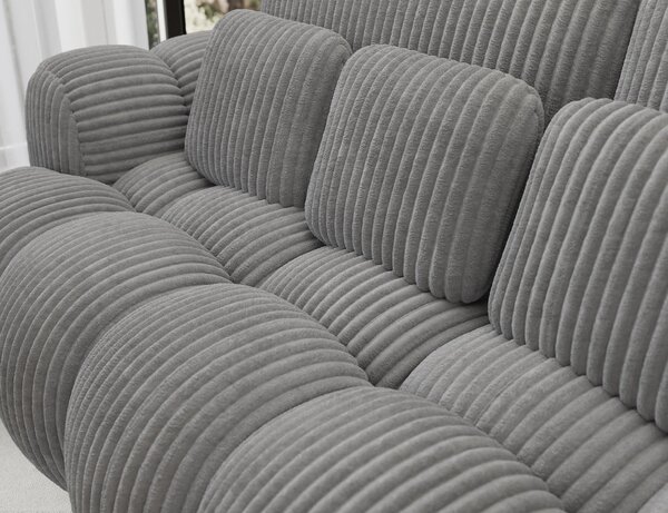 Designová pohovka do obýváku ISEN - světle šedá