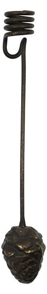 Závěsný svícen na stromeček Mini cone Antique brown – set 4 ks