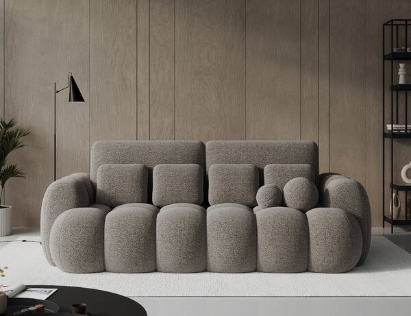 Designová pohovka do obýváku ISEN - šedohnědá