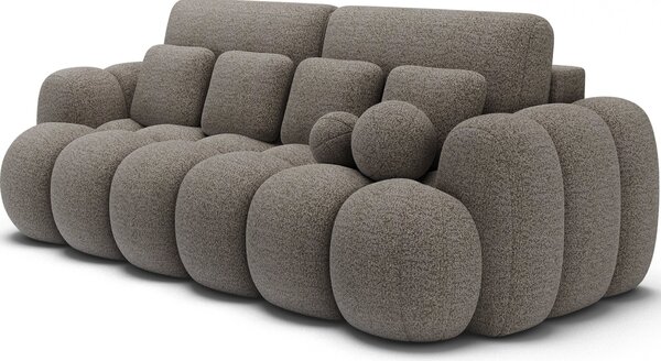 Designová pohovka do obýváku ISEN - šedohnědá