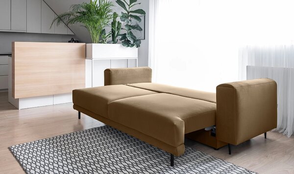 Elegantní trojmístná pohovka AVENIA - tmavě béžová