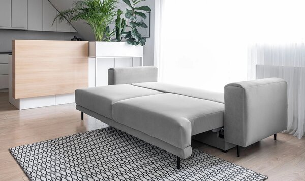 Elegantní trojmístná pohovka AVENIA - šedá
