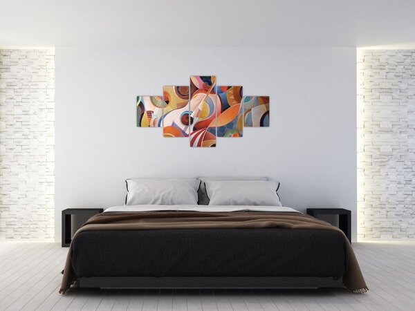 Obraz - Hudební abstrakt (125x70 cm)