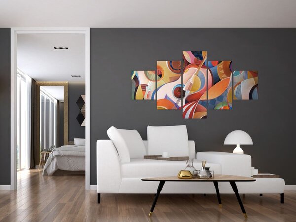 Obraz - Hudební abstrakt (125x70 cm)