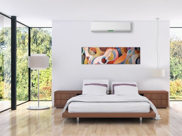 Obraz - Hudební abstrakt (170x50 cm)