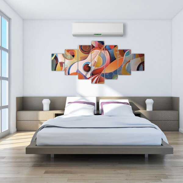 Obraz - Hudební abstrakt (210x100 cm)