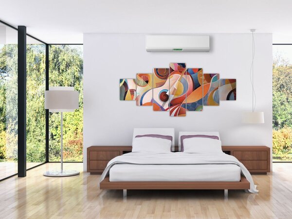 Obraz - Hudební abstrakt (210x100 cm)