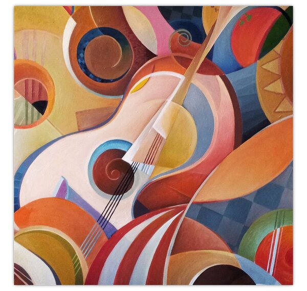 Obraz - Hudební abstrakt (30x30 cm)