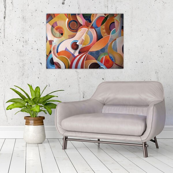 Obraz - Hudební abstrakt (70x50 cm)