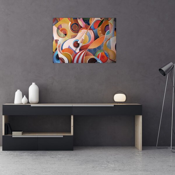 Obraz - Hudební abstrakt (70x50 cm)