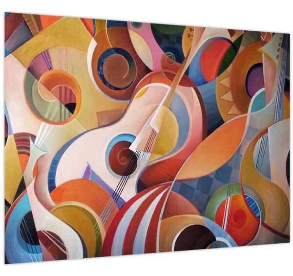 Obraz - Hudební abstrakt (70x50 cm)