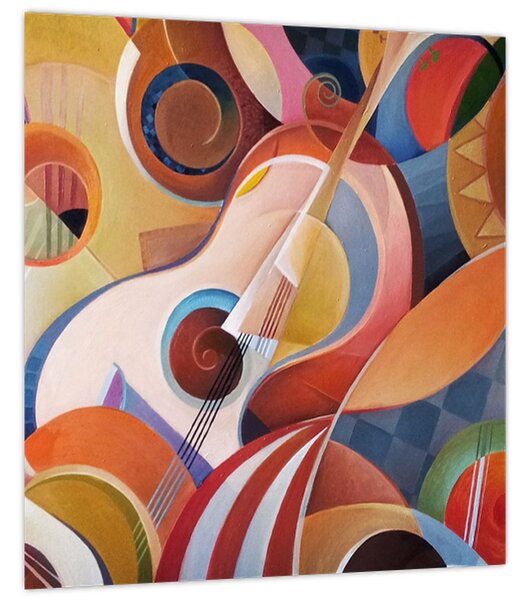 Obraz - Hudební abstrakt (30x30 cm)