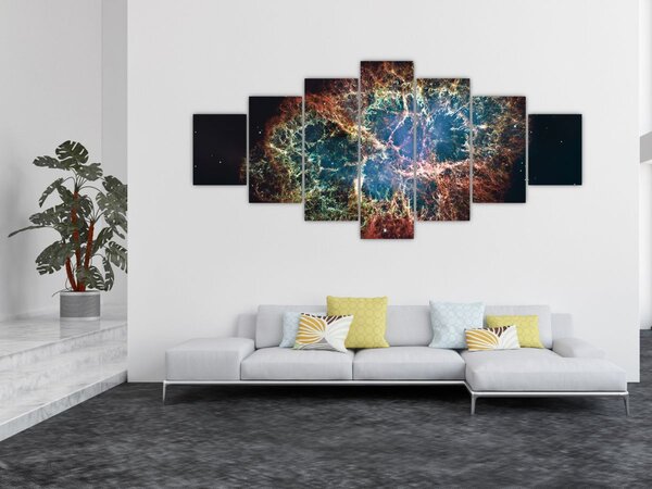 Obraz - Krabí mlhovina (210x100 cm)