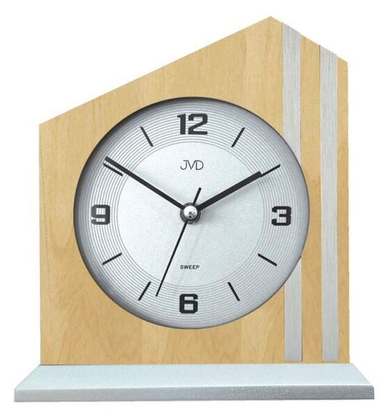 JVD Dřevěné netikající tiché stolní retro hodiny JVD HS24014/68 ( )