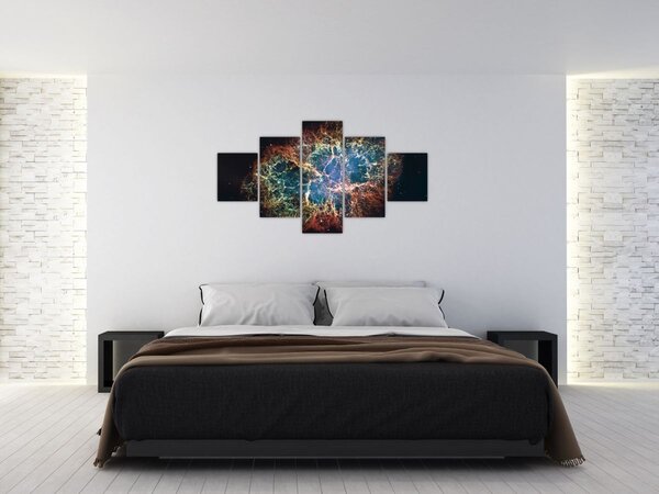 Obraz - Krabí mlhovina (125x70 cm)