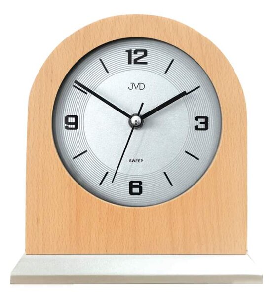 JVD Dřevěné netikající tiché stolní retro hodiny JVD HS24012/68 ( )