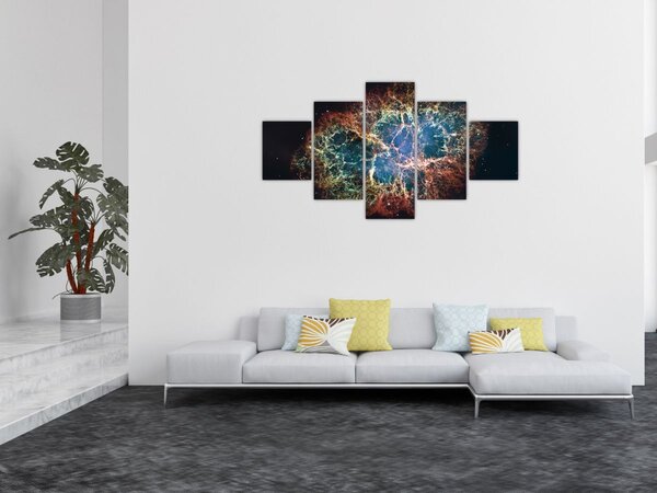Obraz - Krabí mlhovina (125x70 cm)
