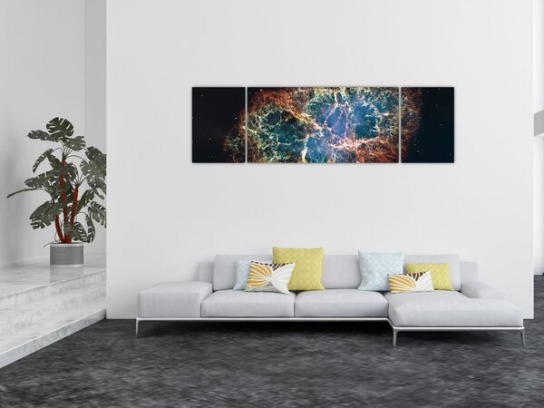 Obraz - Krabí mlhovina (170x50 cm)