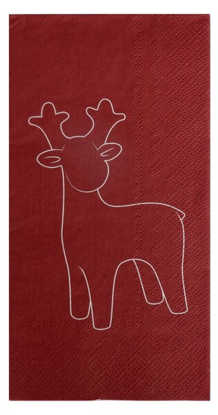 Papírové ubrousky Sten Red – 16 ks