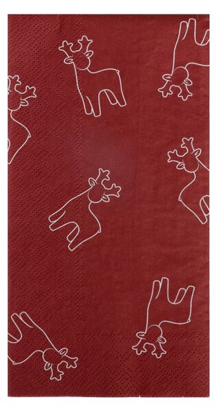 Papírové ubrousky Sten Red – 16 ks