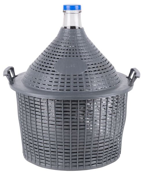 Demižón Strend Pro Cada Inco, sklo/plast, 25 lit., 520x415/330 mm