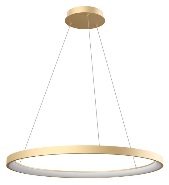 Redo 01-3915 Iconic, závěsné svítidlo LED 60W 3000/4000K, matná zlatá, tříkrokové stmívání, průměr 78cm